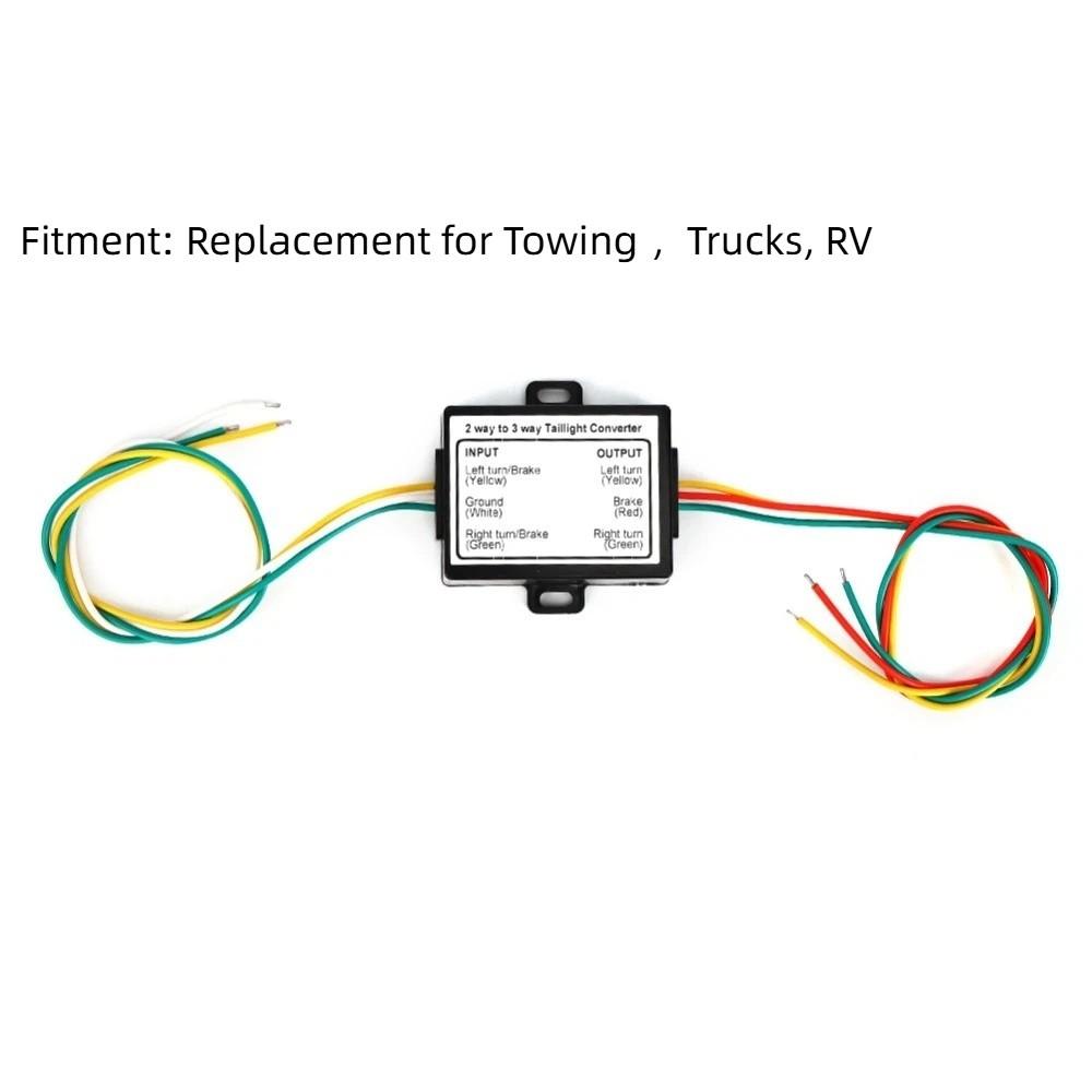 ABS Trailer Light Converter Durable Electrical Signal Converter Trailer Wiring Upgrade
