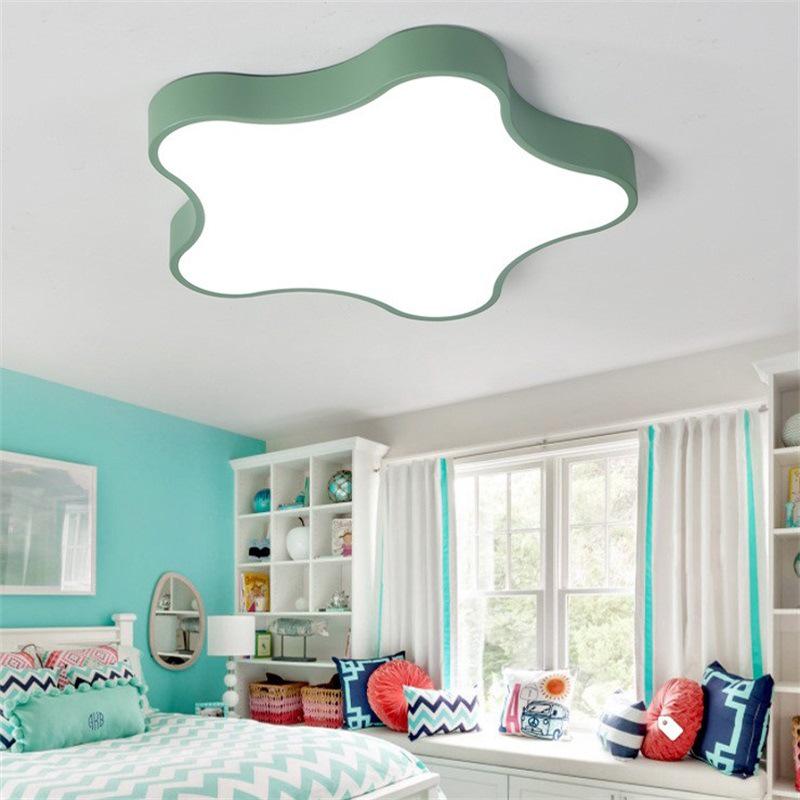 

Красочный современный потолочный светильник Cloud для детской спальни φ420 30W green