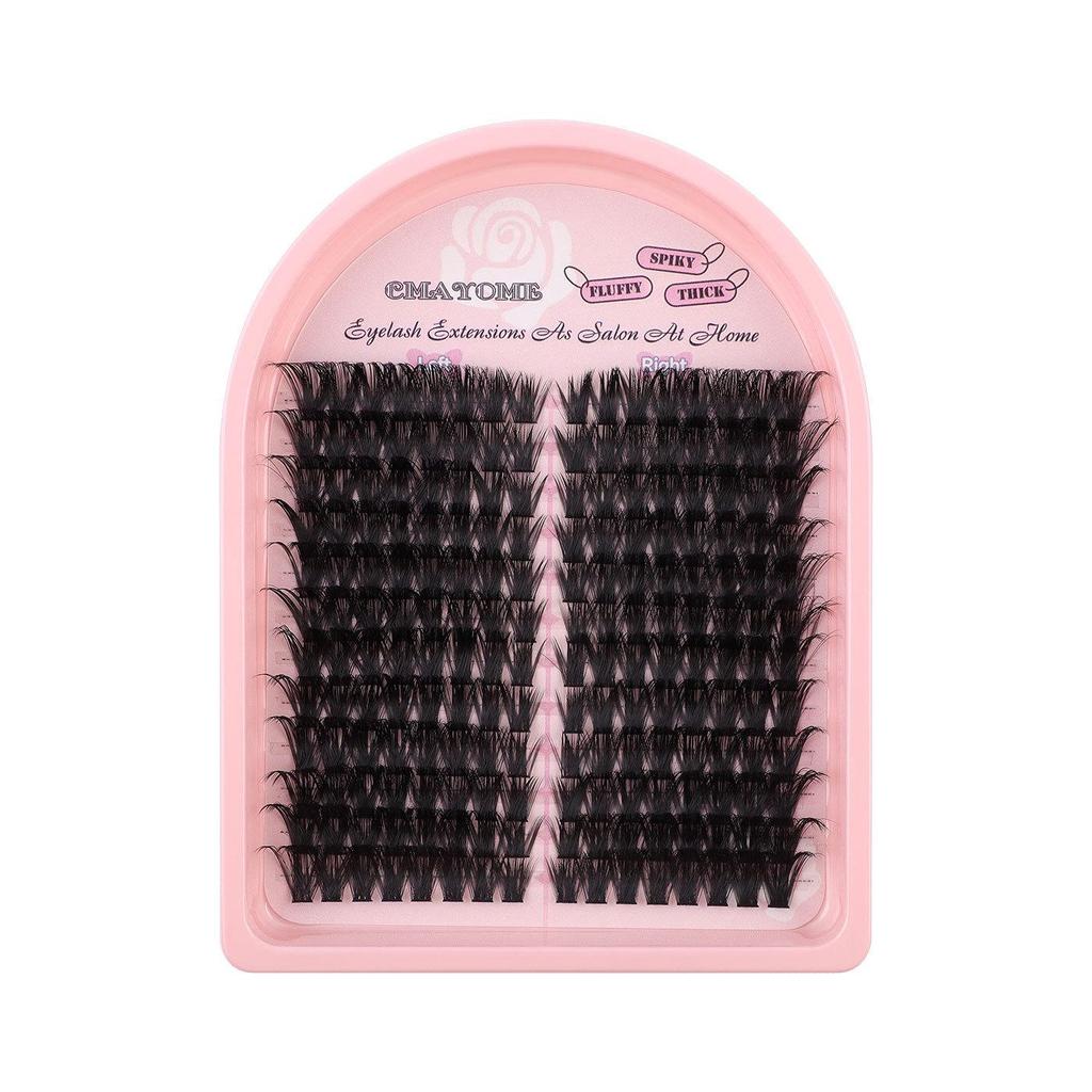 Hot-Selling 540 Cluster DIY Flower Lashes: Natural Thick D Curl Mixed Pack
