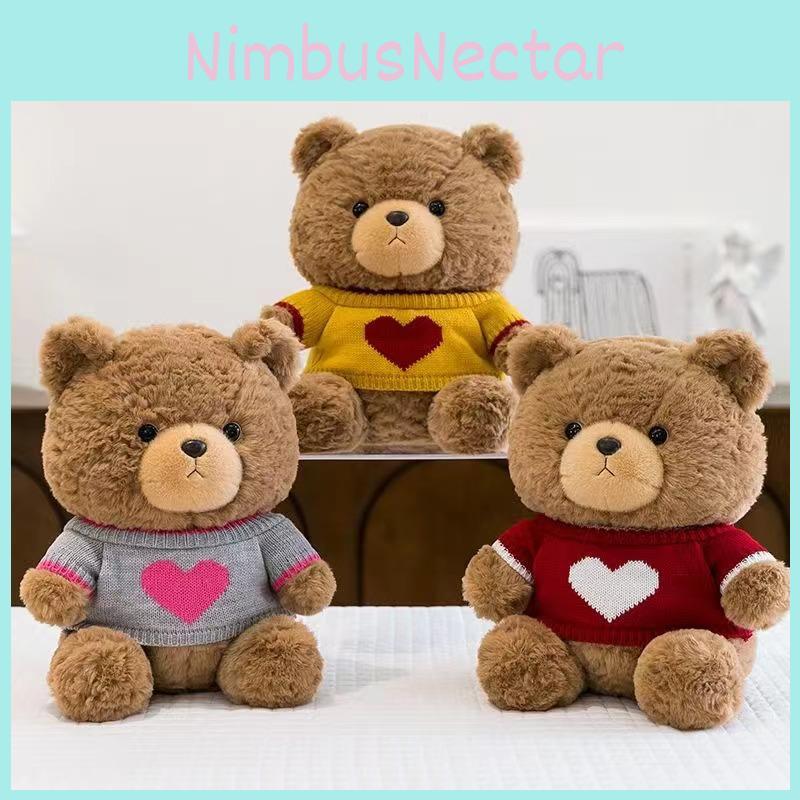 Bear Plush Teddy Toy Cartoon Soft Fill Doll Child Room Decoration Holiday Gift