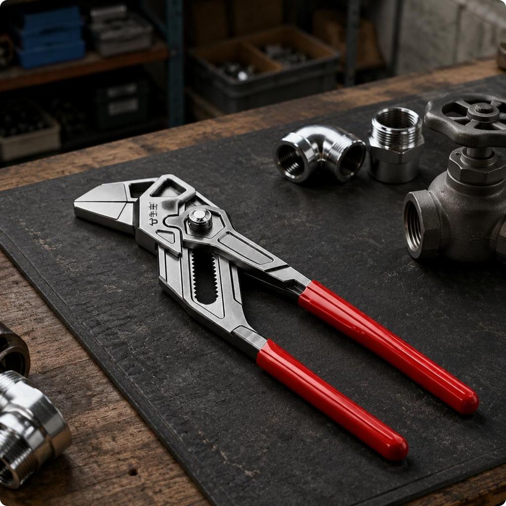 Quick Adjust Pliers High Hardness Channel Joint Pliers Hand Tool Long-Lasting for Plumbing