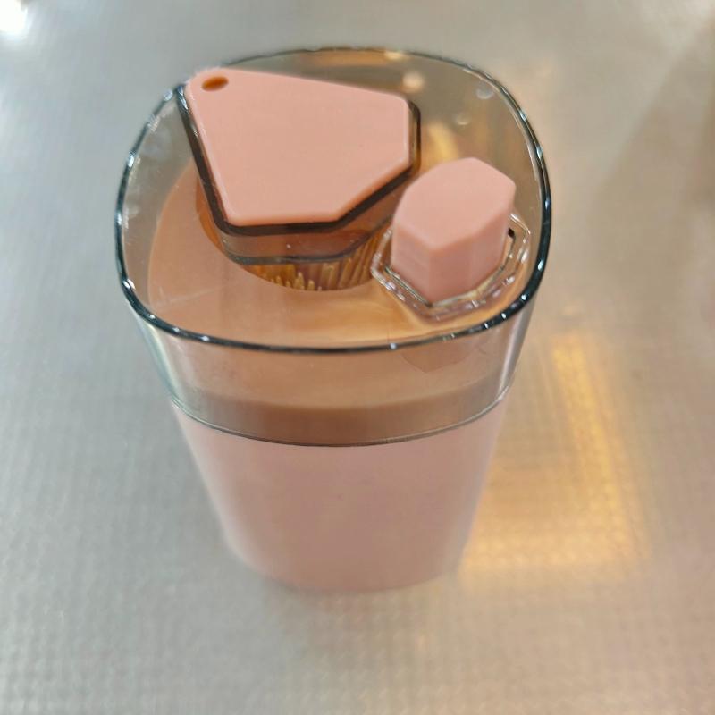 Creative Luxury Automatic Pop-Up Toothpick Holder Press-Down Style Cylinder Can for Home Living Room Portable Compact Design