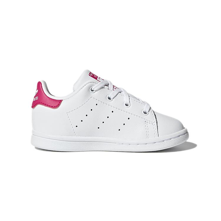 Adidas Originals STAN SMITH I Abrasion Resistant Abrasion Resistant Low top Toddler Shoes White Red Infant And Toddler BB2999