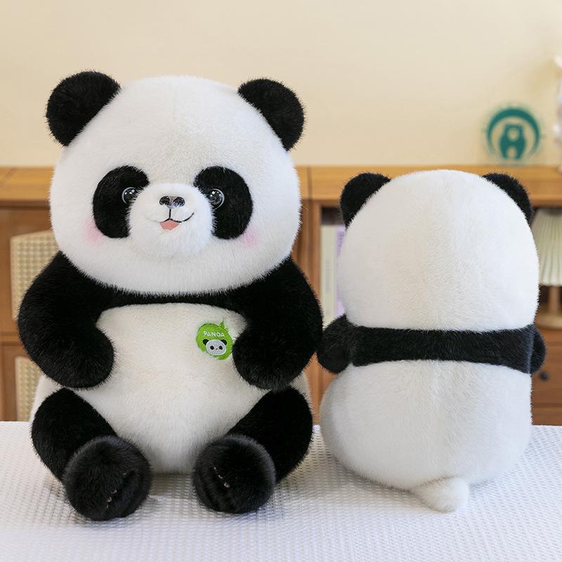 Cute Fatty Panda Plush Toy Children's Sleeping Pillow Zoo Travel Souvenirs National Treasure Gifts