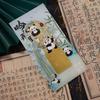 Panda Hollow Out Metal Bookmark Gift Box Classical Chinese Style Cultural Souvenir Graduation Gift