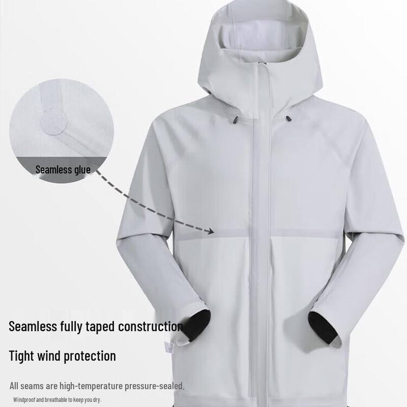 Tuoluzhe Yunquena Men's Waterproof Hooded Softshell Jacket XHW411016