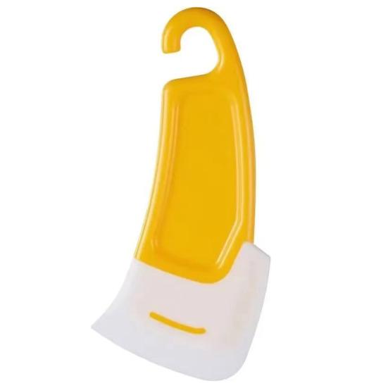 

Силиконовый скребок для очистки дна кастрюли, устойчивый к высоким температурам, антипригарный скребок для очистки сковороды, масляная лопатка жёлтый