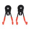 2 Pcs Open Hooks Slip Resistance Heavy Duty Large Magnet Garage Hooks with PVC Coating