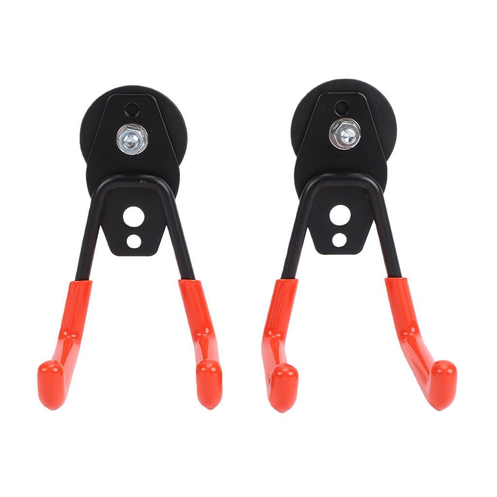 2 Pcs Open Hooks Slip Resistance Heavy Duty Large Magnet Garage Hooks with PVC Coating