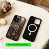 Persian Carpet Floral Pattern Phone Case For iPhone17,16,15,14,13,12,11 Plus,Pro Magnetic For Magsafe Wireless Charging