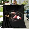 Game God of War Gamers Soft Plush Blanket,Flannel Blanket Throw Blanket for Living Room Bedroom Bed Sofa Picnic Cover Bettdecke
