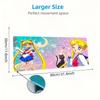 Magic Saylor Girls Color Mouse Pad Large Gaming Table Cushion Non-slip Laptop Tablet Big Mousepad XXL Mat Mini PC Playmat With Lock edge