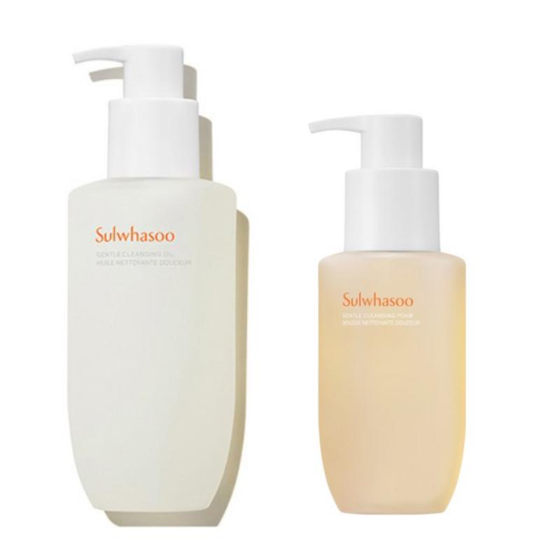 Sulwhasoo Gentle Cleansing Duo Set (New Gentle Cleansing Oil 200ml + Gentle Cleansing Foam 100ml) Cleansing Oil 200ml+Cleansing Foam 100ml