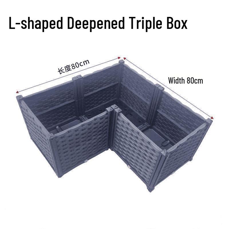 Modular Planting Box for Vegetables, Seedlings, Flowers, and Trees – Ideal for Balcony or Greenhouse Use