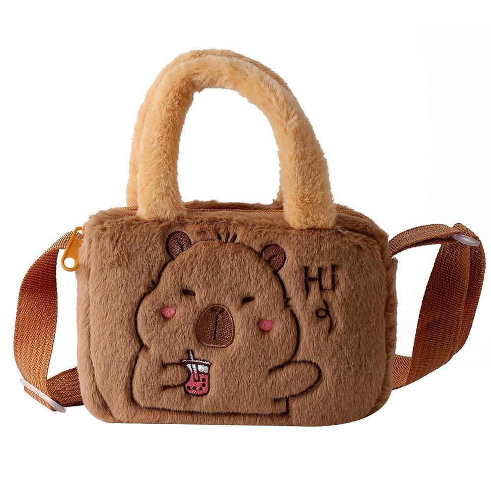 Kids Gift Cartoon Bag Capybara Cute Children's Handbag Anime Peripheral Products Crossbody Coin Bag for Girls