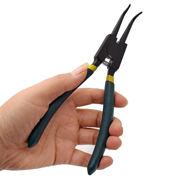 Snap Ring Pliers 4pc Internal Circlip Pliers Snap Ring Removal Tool 7 Inch Snap Ring Pliers Internal/External Circlip Pliers