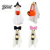Spooky Costume Set Fall Garden Goose Lawn Outfit Halloween Ghost Porch Clothes Fun for Outdoor Patio Yard Decoration Party