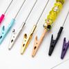 4/8Pcs Metal Wire Alligator Clip Memo Clips Metal Note Clips Long-Tailed Alligator Clamp Photo Holder Clip for DIY Card