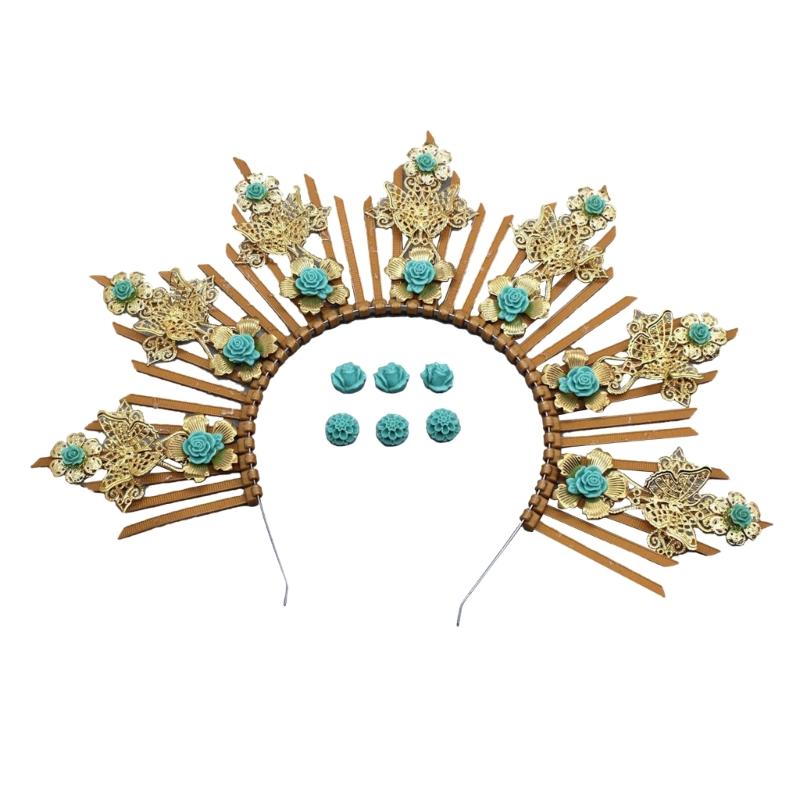 

Baroque Tiaras Headband DIY Material Lolitaa Crowns Headband DIY haloheadband