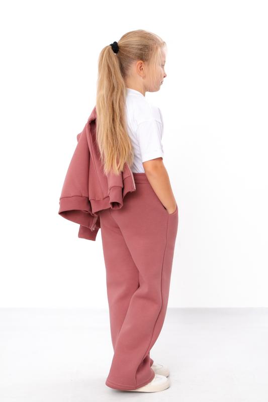 Pants – Girls' Palazzo Casual Loose Fit, Soft Fabric & Elastic Waist, Winter 6437-025 HC