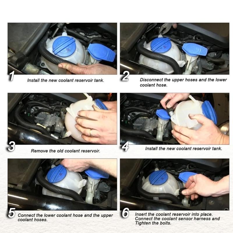31BC 1K0121407A Transparent Level Coolant Reservoir