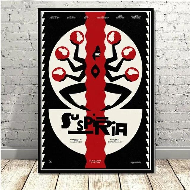 

Suspiria Класичні плакати та принти фільмів жахів Картини на полотні Сучасні настінні картини на стіні Мистецтво для домашнього декору у вітальні 50x80cm No Framed