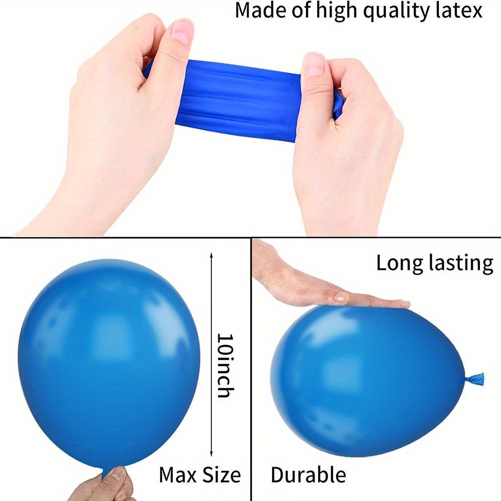 124 Pieces Ocean Theme Balloon Arch Set for Birthday Backdrop Pool Beach Party Sea World & Summer Decoration