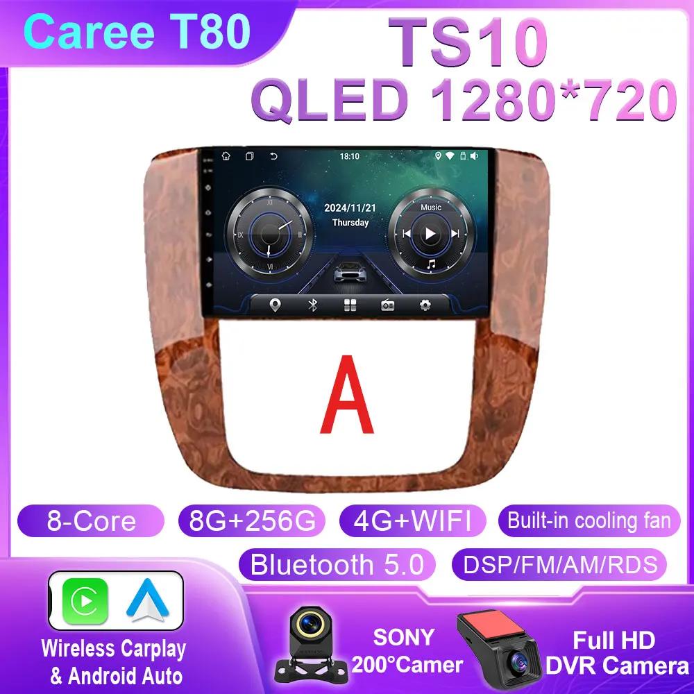 Android Car For GMC Yukon Chevrolet Tahoe Suburban 2008-2012 GPS Navigation Multimedia Player Stereo Head Unit QLED Screen 5G BT