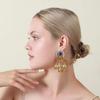 European & American Fashion Jewelry: Indian-Style Wind Chime Earrings, Retro Ethnic Tassel Design for Women