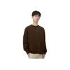 Vans Crew Neck Logo Long Sleeve Sweatshirt Men sweatshirt Brown VN000GBW3N1