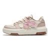 Anta Abrasion Resistant Slip Resistant Coverage Low Top Skateboard Shoes Women's White Pink 122518033-3