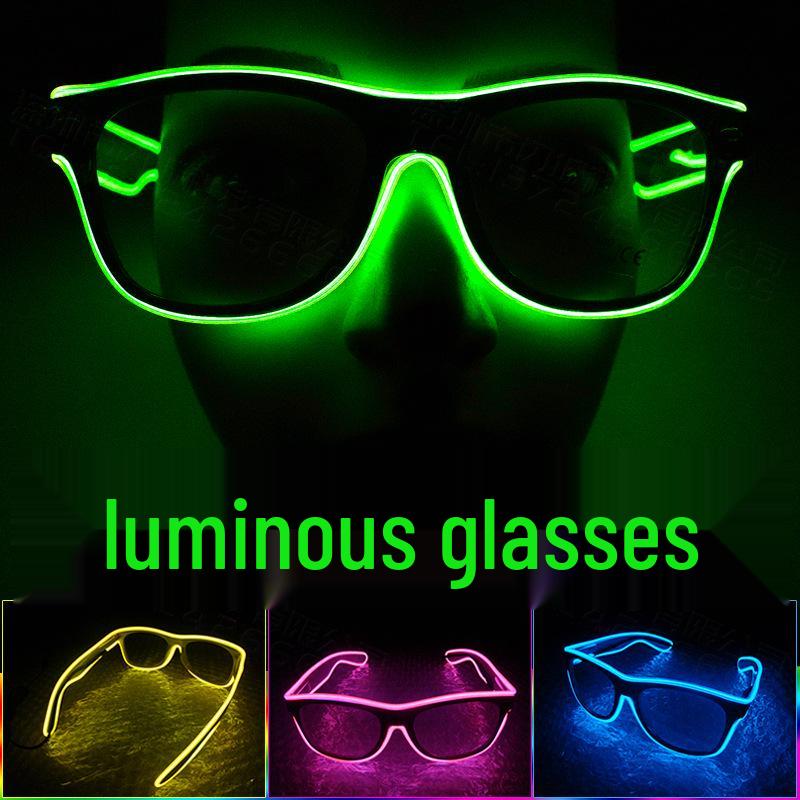 Luminous LED Voice-Activated Neon Party Glasses