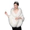 Dicker warmer Strickschal aus Kunstpelz für Damen, Winter, elegant, Umhang, Wickel, Hochzeit, Brautjungfer, Qipao Kleid