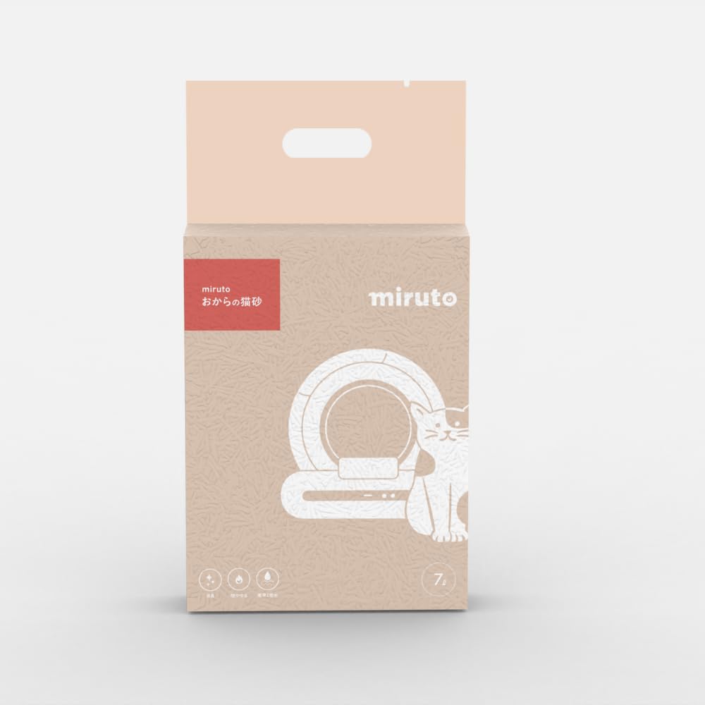 

Наполнитель для кошачьего туалета Miruto x 4 Соевый Японский Смартфон Здоровье Японская Инструкция Легкий Автоматический Большой 65 л Автоматический Наполнитель Специально для Кошек белый