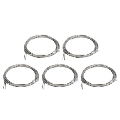 10PCS Bike Brake Cable Stainless Steel Bike Shift Brake Wire for Mountain Bikes 1.8m 1.5mm