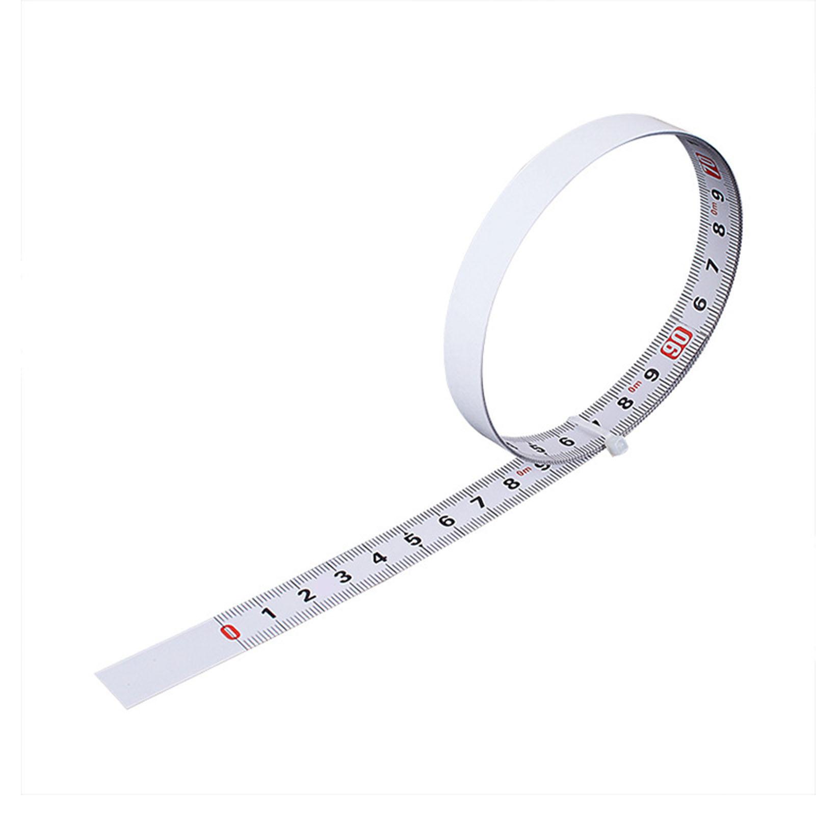 

Self Adhesive Measuring Ruler Carbon Steel Measure Tape Left to Right Reading 13mm Width 5 Meter Length