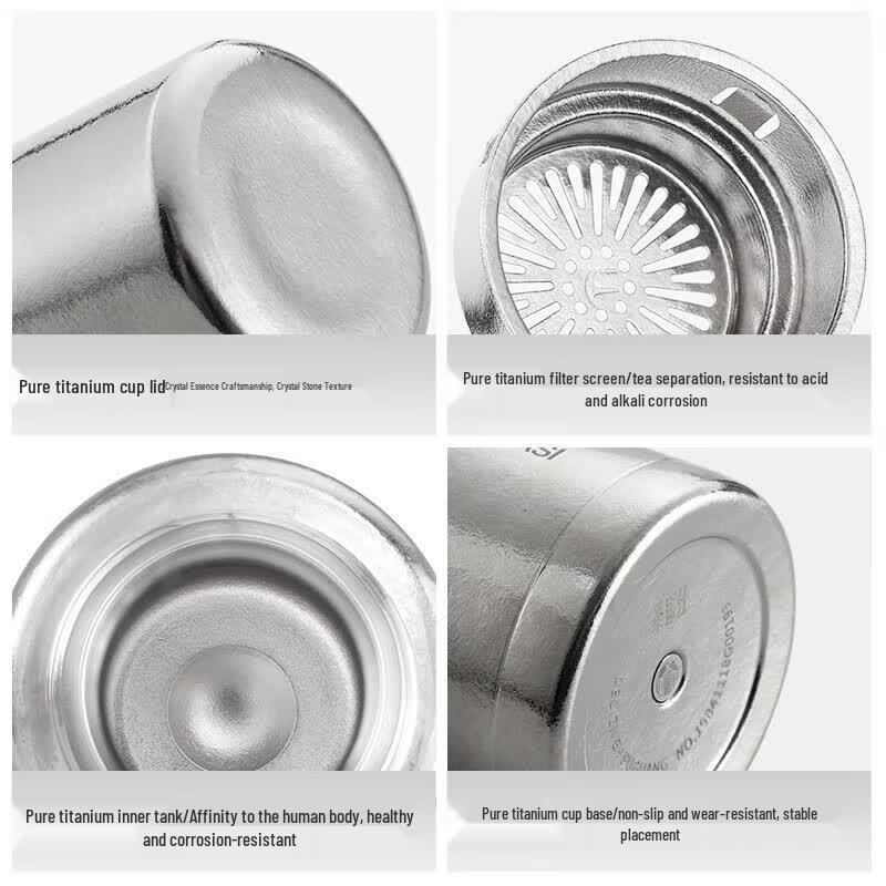 Fuguang Tea Master Pure Titanium Insulated Bottle