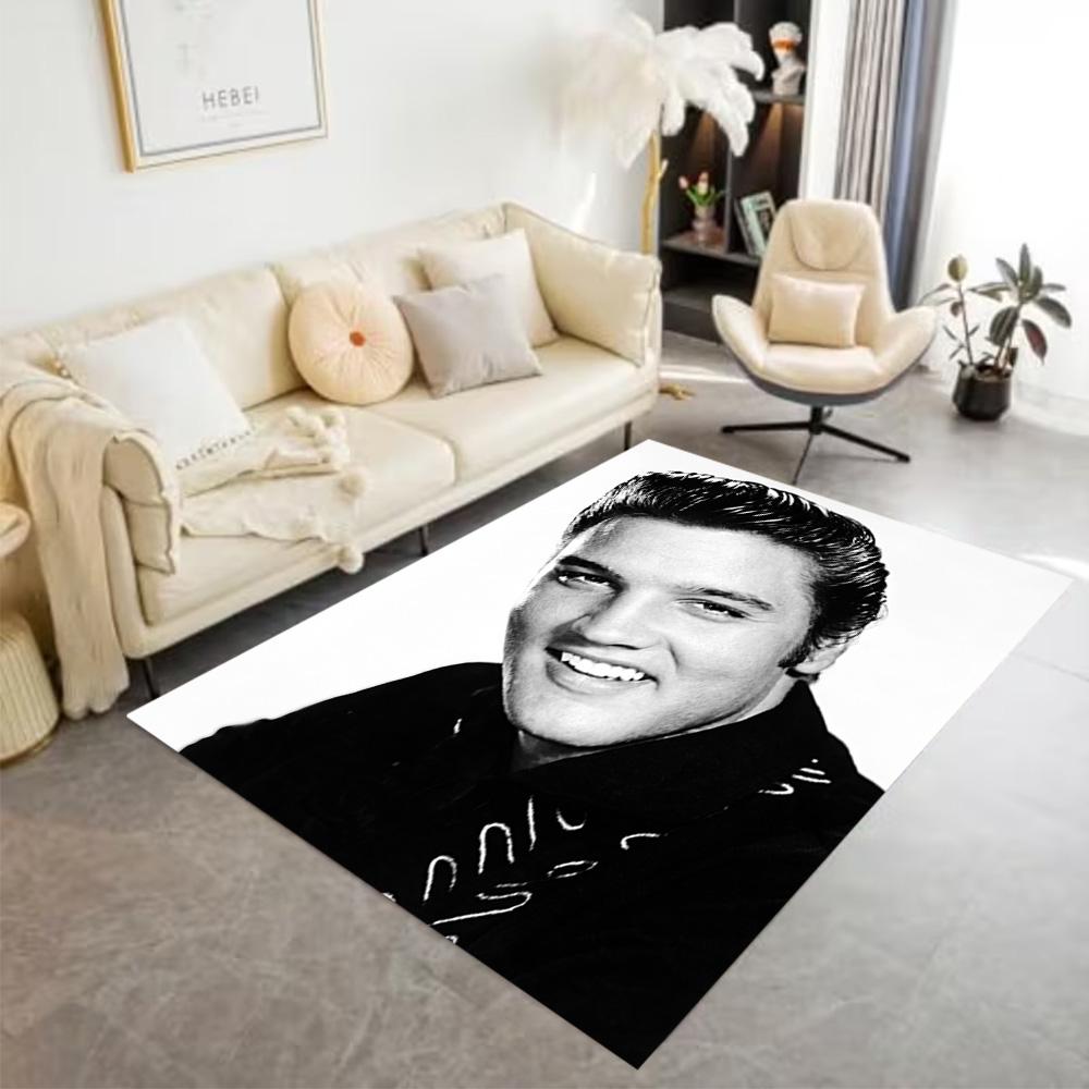 Elvis Presley Performance Floor Mat Design for Bedrooms Outdoor Living Rooms Playrooms Anti-slip Rug Decorate Offices Birthday/Christmas Gift