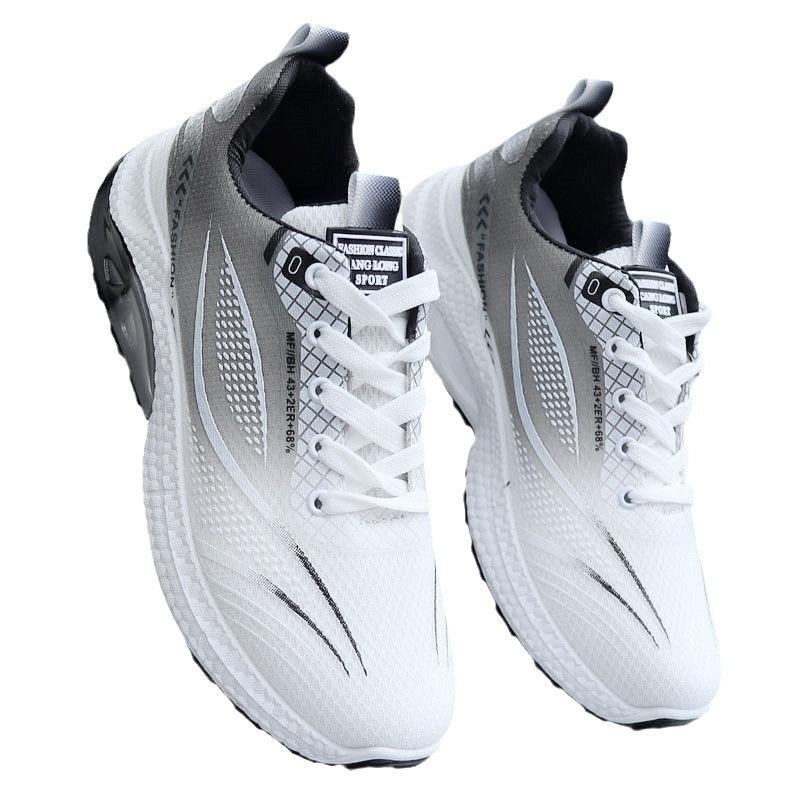 Mesh Breathable Men's Running Shoes 2025 New Round Head Low-top Men's Shoes Daily Casual Versatile Casual Shoes