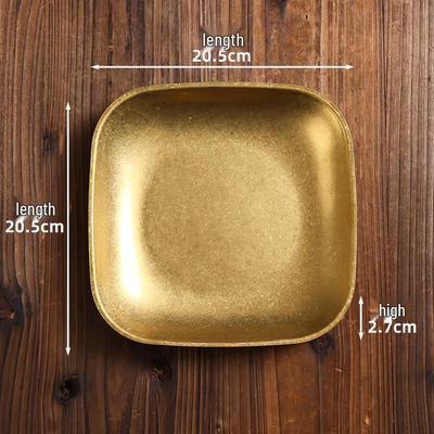 Wutuo 304 Distressed Stainless Steel Serving Plate