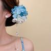 Tassel Flower Hairpin Colorful Chinese Style Hair Clip Fashion Hanfu Hair Accessories  Cheongsam