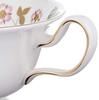 Wedgwood Wild Strawberry Porcelain Teacup and Saucer In Peony (Parallel Import)