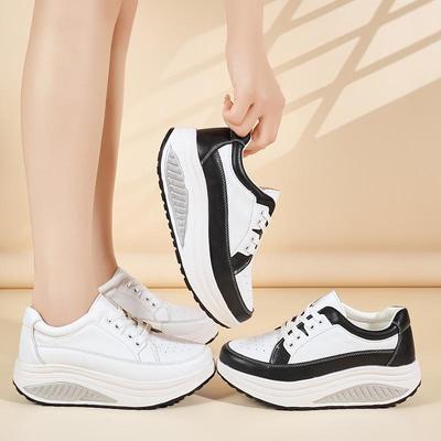 Zapatos Nuevos Rocking para Mujer: Suela Gruesa, Talla Grande, Ligeras y Versátiles Zapatillas de Running para Viaje - Casuales y Cómodas.