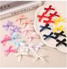 50 STÜCKE Mini Schleifchen Haarspangen 4cm Ballettstil Süße Schleife Haarspange Kopfschmuck Mädchen Haarschmuck Rosa Blau Rot Haarspangen
