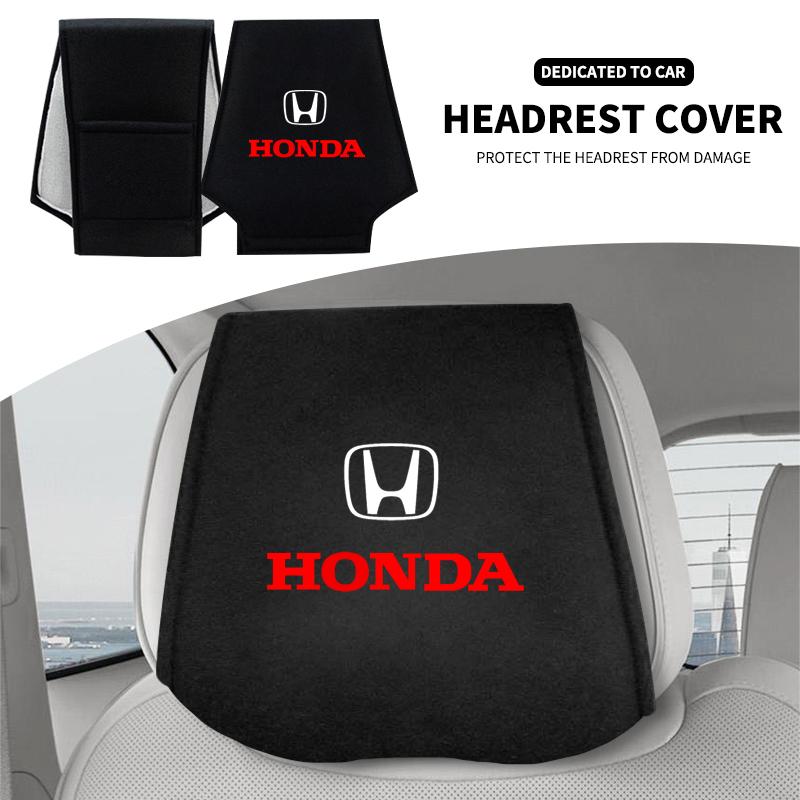 1pc Car Seat Back Headrest Pillow Dustproof Cover For Honda Civic Accord Fit CRV Jazz Odyssey Insight Legend HRV Accessories
