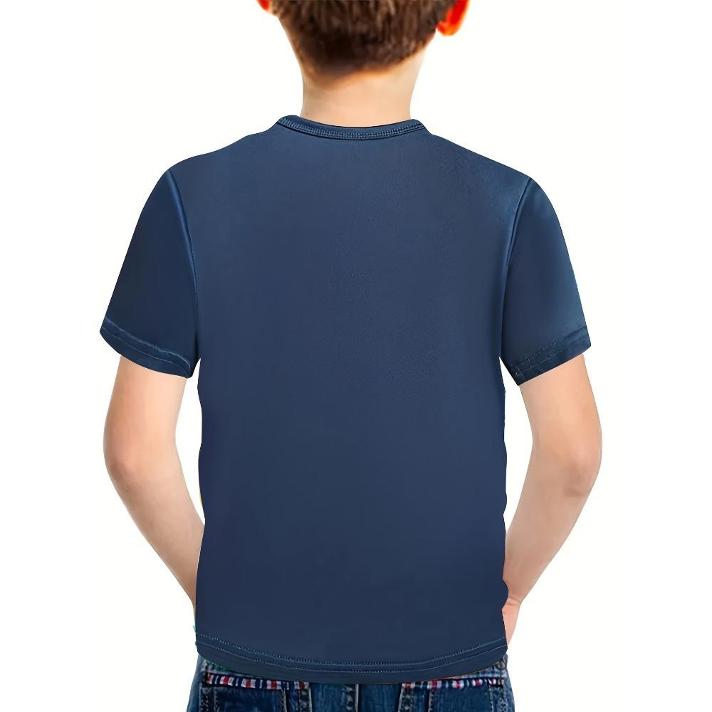 Pirate 3D Printed Kids T-shirt Top for Boys and Girls Summer Fashion Short Sleeved T-shirt Street Comfortable T-shirt