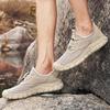 Sneakers Men's 2025 New Summer Breathable Mesh Shoes Men's Versatile One-pedal Non-slip Soft-soled Outdoor Casual Shoes