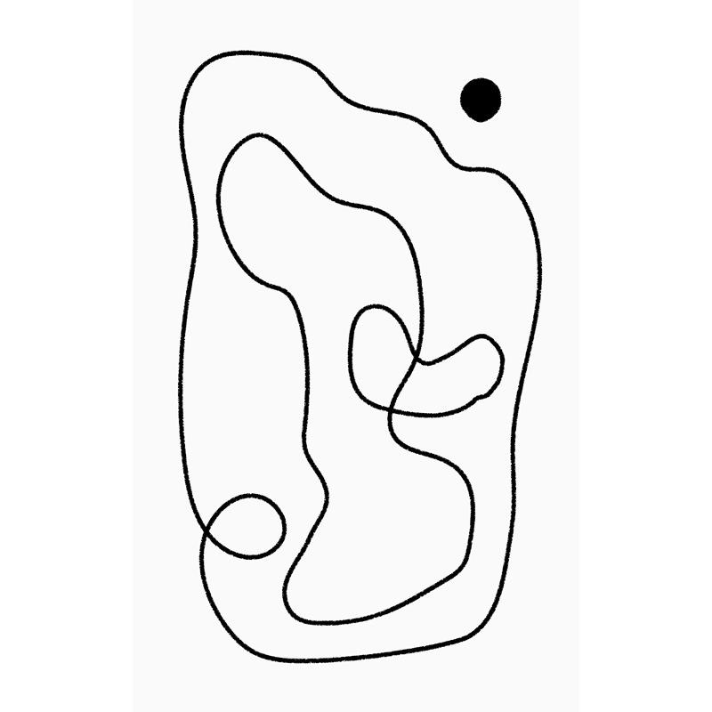 Japanese-Inspired Luxury Wabi-Sabi Carpet: Versatile for Living Room, Bedroom, or Bedside