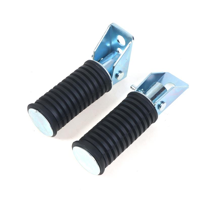 1Pair Motorcycle Foot Pegs Universal Motorcycle Footpeg Bracket For Gs125 Footrest Pedals Accessories Part For Most Motorcycle