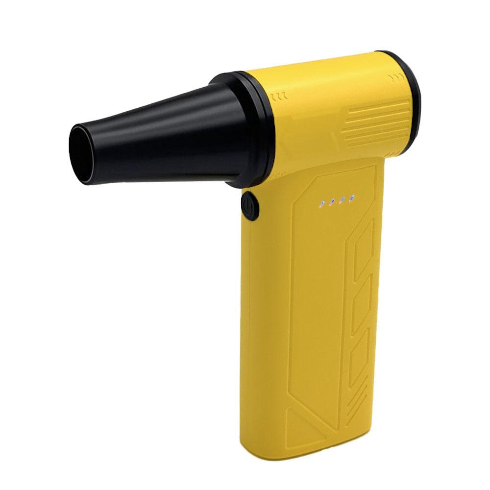 

Turbo Jet Fan Electric Air Duster Portable 100000RPM Cleaning Blower Tool Car Blowing Snow 4 Gears adjustable Type-C Charging жовтий
